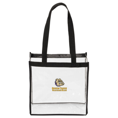 QC marching Band Clear Stadium Tote Thumbnail