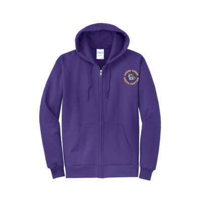 Queen Creek Bulldog Bands Gold Circle Full Zip Hoodie Thumbnail
