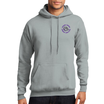 Unisex Queen Creek Bulldog Bands Purple Circle Hoodie Thumbnail