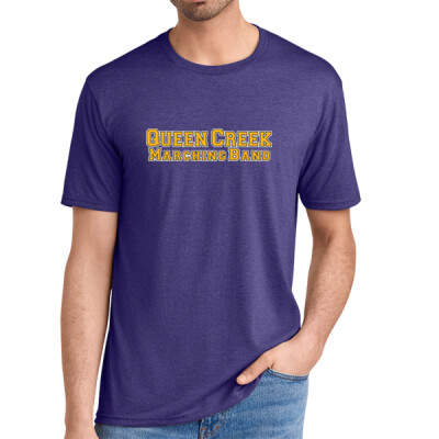 STUDENT ONLY Adult Triblend Marching Band Purple Shirt Thumbnail