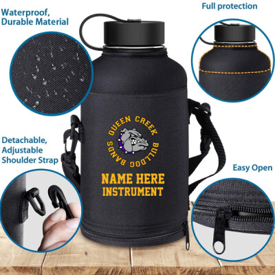 64oz Water Bottle with Carrying Case / Personalized Thumbnail
