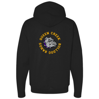 Adult Black Fleece Hoodie with optional name/instrument Thumbnail