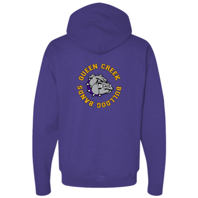 Adult Purple Fleece Hoodie with optional name/instrument  Thumbnail