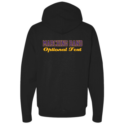 Adult Fleece Hoodie with optional text Thumbnail