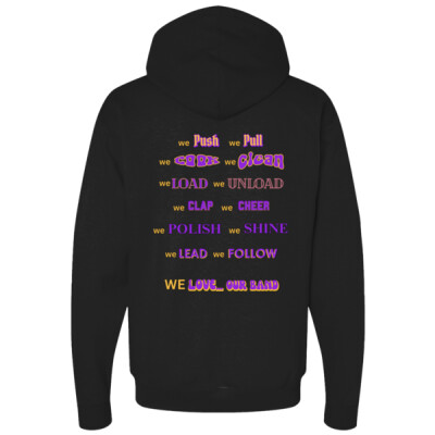Adult Fleece We Love Our Band Hoodie  Thumbnail
