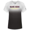 Women's V-Neck Ombre T-Shirt Thumbnail