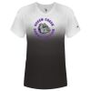 Women's V-Neck Ombre T-Shirt Thumbnail